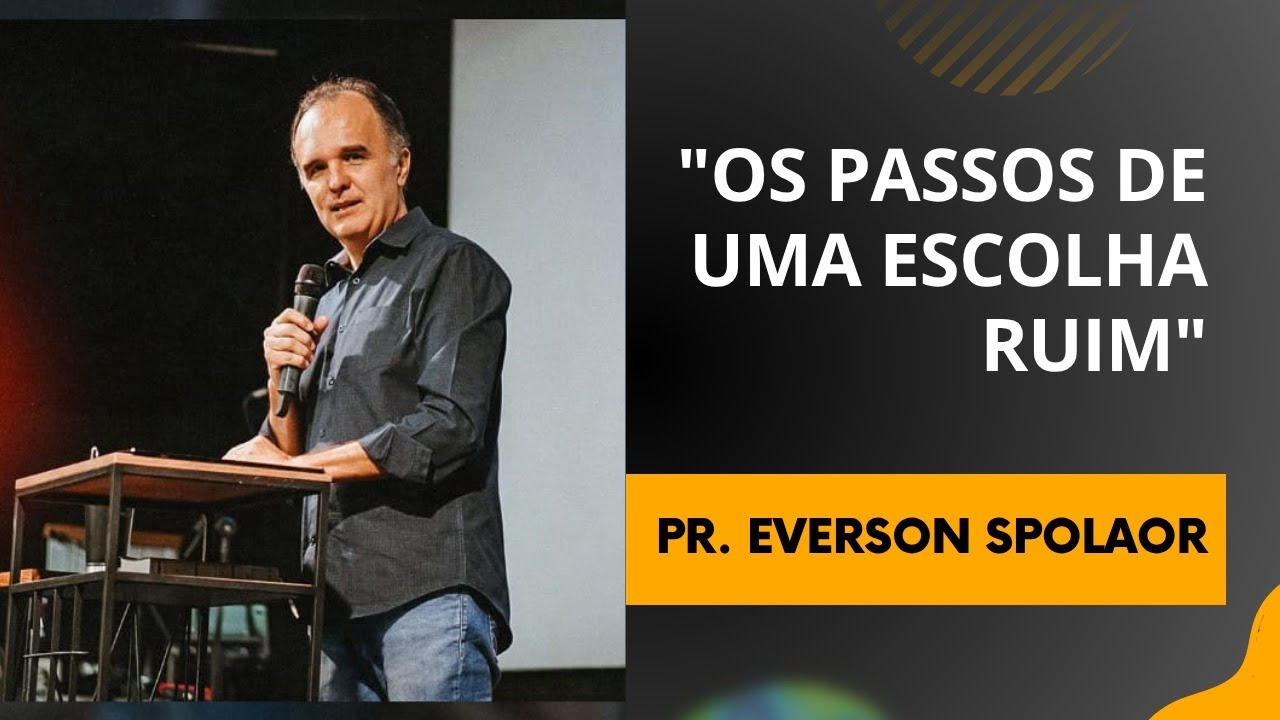 "Os Passos de uma Escolha Ruim". Everson Spolaor