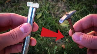 I turn a stainless steel bolt into default FORTNITE pickaxe