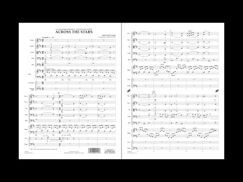 Across the Stars by John Williams/arranged by Larry Moore