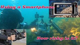 Is it safe to use a smartphone in an underwater housing?