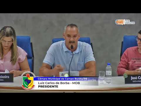 SESSÃO ORDINÁRIA 09/03/2026 TV CAMARA CAMPO BONITO
