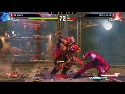 Intense final round between Kelvin Jeon (Urien) and PR Balrog at Genesis 4