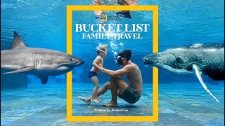 OUR NATGEO BOOK COVER INTRO!! SHARKS, WHALES, and BUCKET LIST FAMILY ADVENTURES AROUND THE WORLD!!