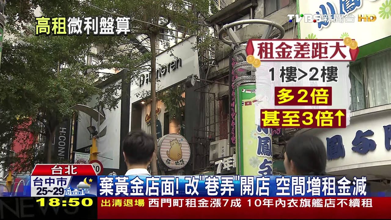 西門町租金飆！　老店捨1樓店面、縮小經營