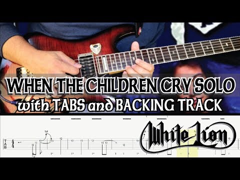 Subject - White Lion - When The Children Cry (solo)