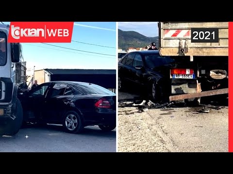 Aksidenti i rëndë, Benzi përplaset me kamionin