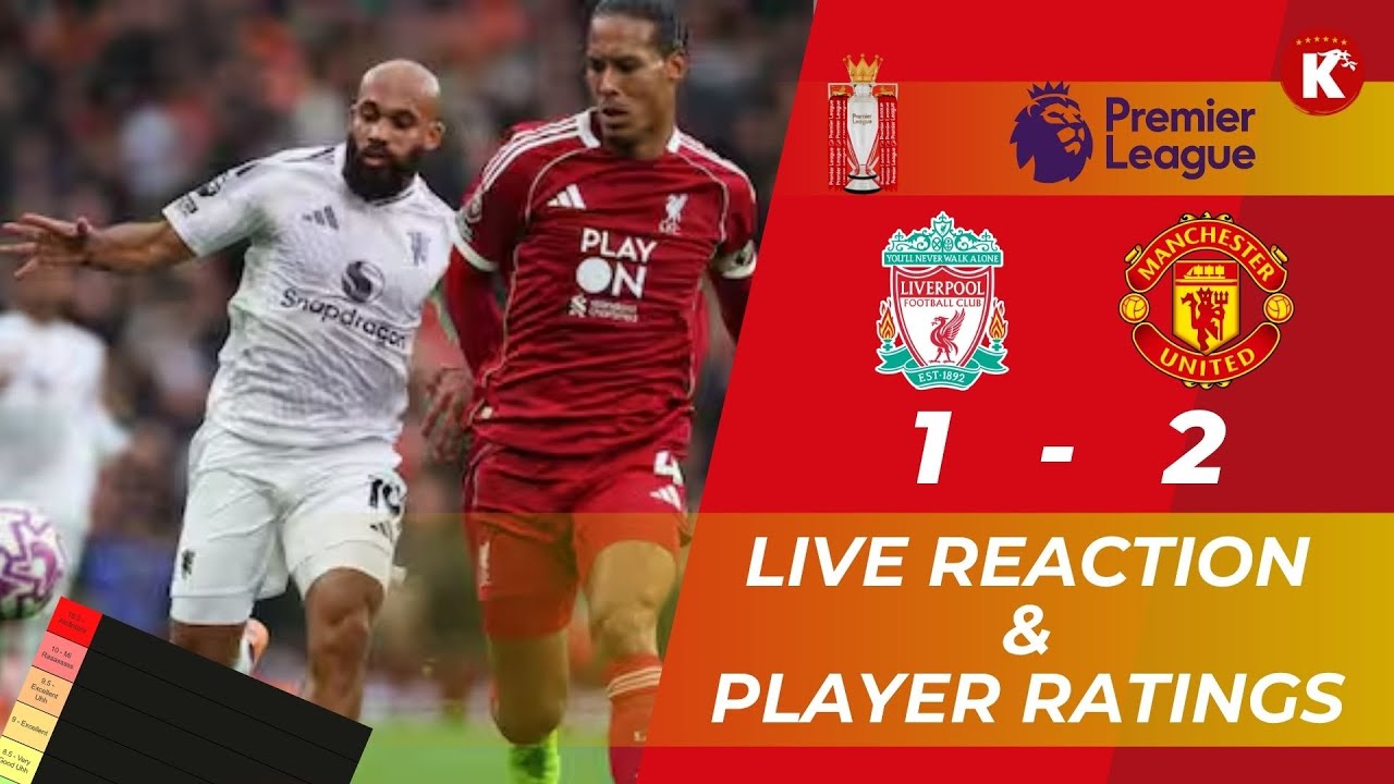 ABYSSMAL PERFORMANCE | LIVERPOOL 1-2 MAN UTD | LIVE REACTION & PLAYER RATINGS