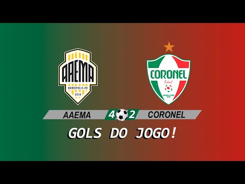 GOLS DO JOGO ENTRE AAEMA MARIÓPOLIS E CORONEL FUTSAL