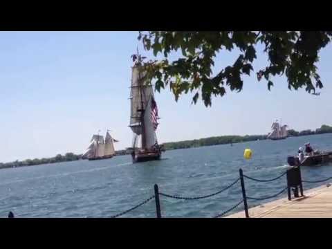 Tall Ship Niagara Fires 24 pound Cannon at Toronto