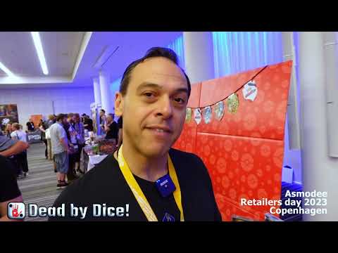 Ascension 10th year anniv ed. presented by creator Justin Gary | Asmodee Retailers day 2023