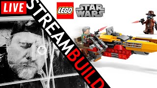🔴 Building LEGO Star Wars Cobb Vanth's Speeder (75437) Live!