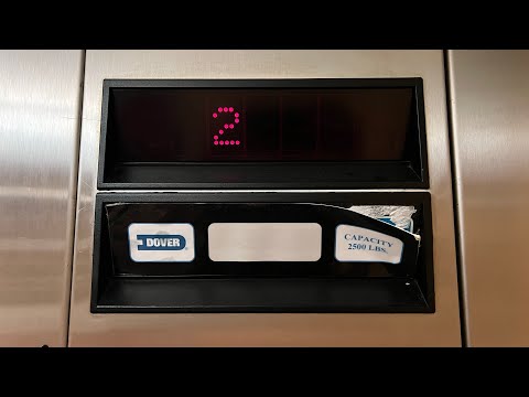 Weird Logo! Dover Hydraulic Elevators - Days Inn and conference center - Sutton, WV