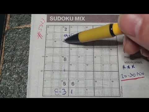 ⭐️⭐️⭐️⭐️ War, day no. 350. (#5927) Killer Sudoku  part 3 of 3 02-08-2023