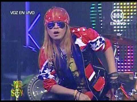 Yo soy AXL ROSE 8-08-2012 peru - "WELCOME TO THE JUNGLE"  Yo soy 8 agosto.  yo soy peru