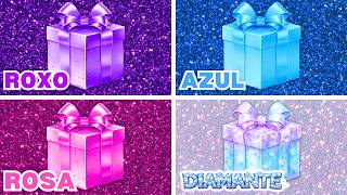 Escolha Seu Presente!! Diamante, Roxo, Rosa ou Azul 💎🎀💙💜