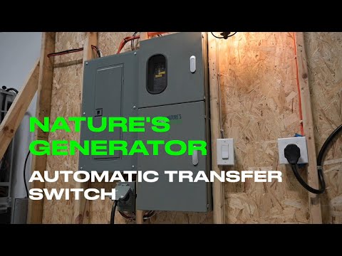 How to hook up your generator to your house using Automatic Transfer Switch