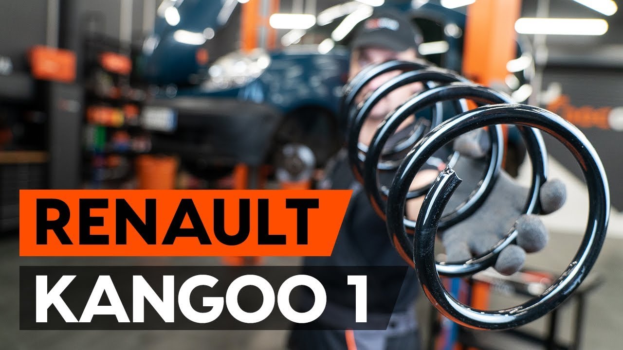 Como mudar molas de suspensão da parte dianteira em Renault Kangoo KC01 - guia de substituição