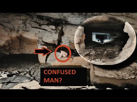 EXPLORING 700 METER DEEP Abandoned Mine! (FOUND A Confused Man?) + Almost NO Oxygen.