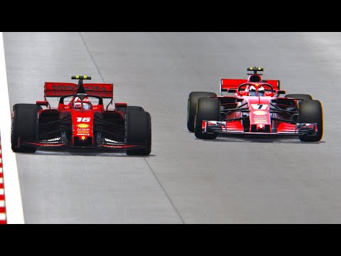 Ferrari F1 2019 vs Ferrari F1 2018 - Abu Dhabi GP