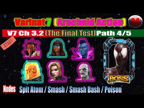 Variant 7 Ch 3.2 Path 4/5 (Spit Atom/Smash/Smash Bash/Poison) - MCOC