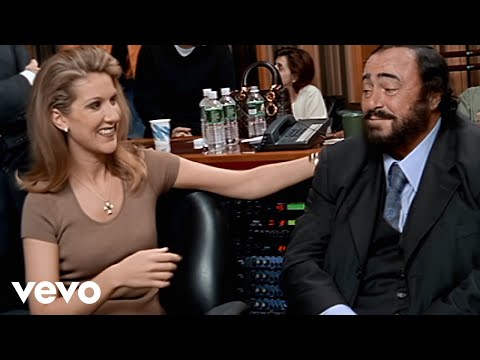 Céline Dion - I Hate You Then I Love You (Duet with Luciano Pavarotti) (Studio Session)