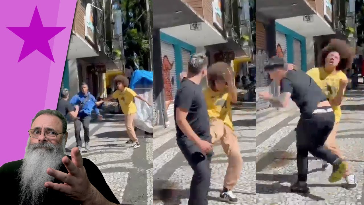 DEPUTADO PETISTA COMPRA BRIGA, APANHA, depois APELA pra CARTA do RACISMO: MAS o VÍDEO é BEM CLARO