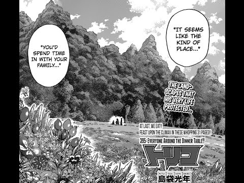 Toriko Ch. 395 Live Reaction - Everyone Around The Dinner Table