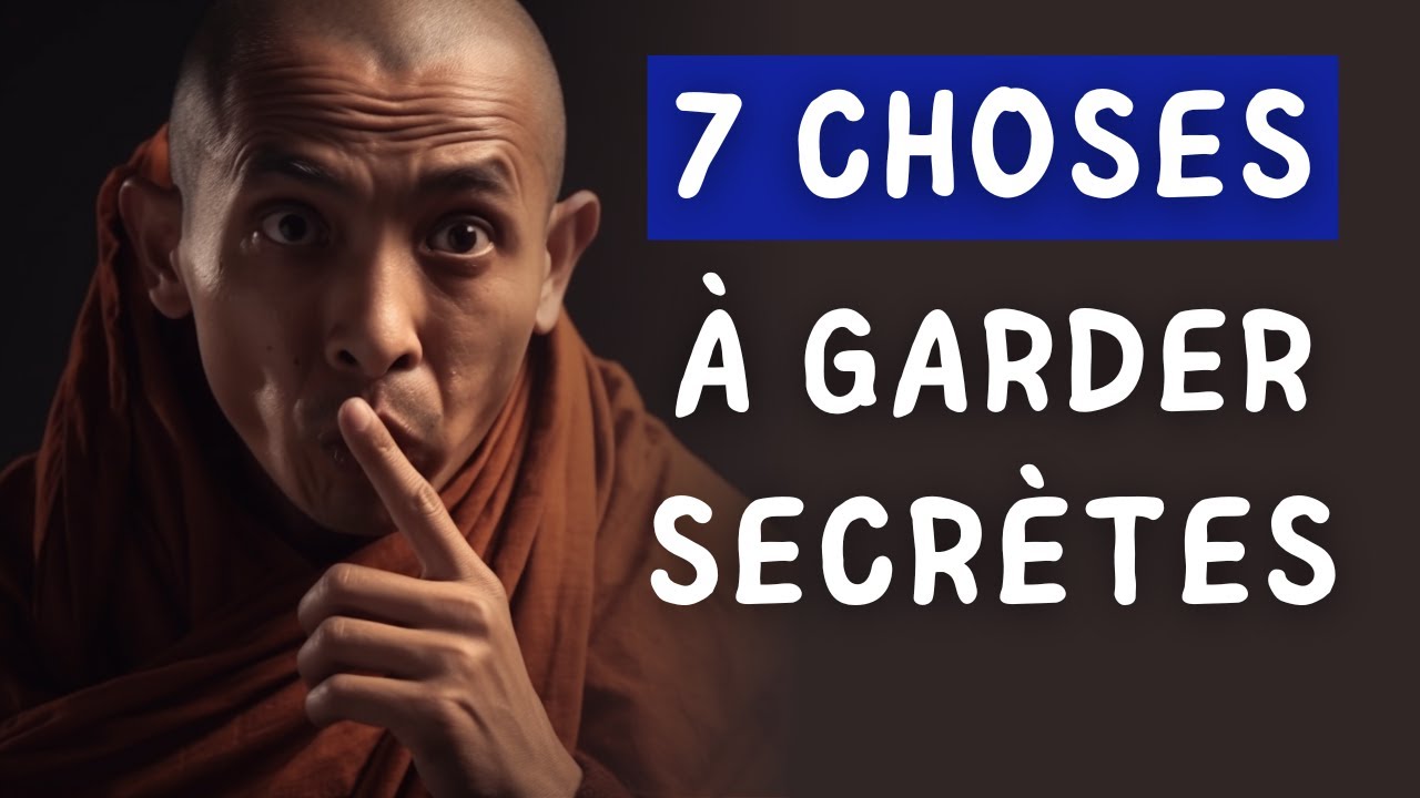 NE RÉVÈLE JAMAIS CES 7 CHOSES À PERSONNE | Le Pouvoir du Silence | Histoire Bouddhiste |