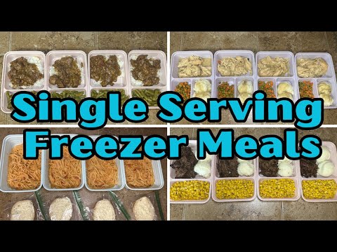 Single Serving Freezer Meals: Homemade TV Dinners!