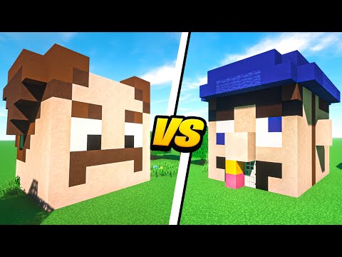 Jeffy vs Marvin REALISTIC House Battle in Minecraft!