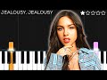 Olivia Rodrigo - jealousy, jealousy | EASY Piano Tutorial