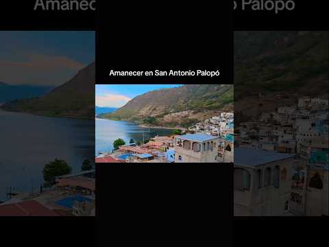 Amanecer en San Antonio Palopó Guatemala