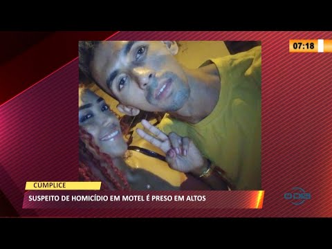 Suspeito de homiciÌdio em motel eÌ preso em Altos 27 09 2021