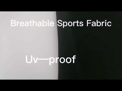 140D 210gsm Breathable Sports Fabric 84% Nylon 16% Spandex
