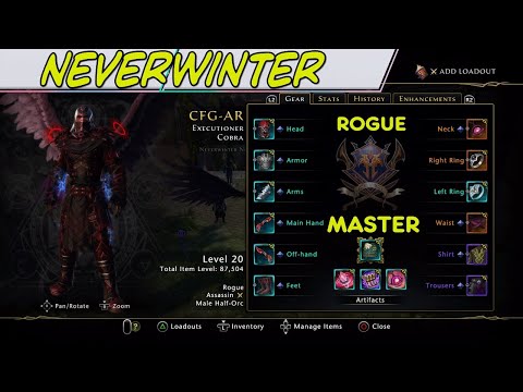 DEMONWEB PITS MASTER DUNGEON ROGUE DPS POV #neverwinter