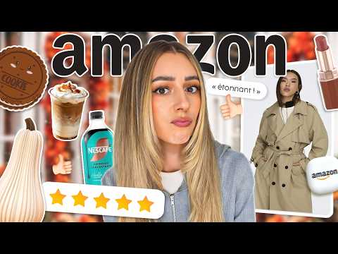 J'achète les produits STARS de l'automne sur AMAZON 🍂