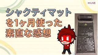 シャクティマットを１ヶ月使った感想を正直に語る。