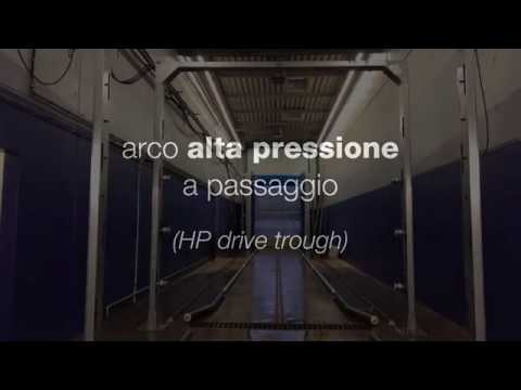 Lavage industriel par passage - LIPS 450 système avec portails de lavage et 4 brosses verticales_1