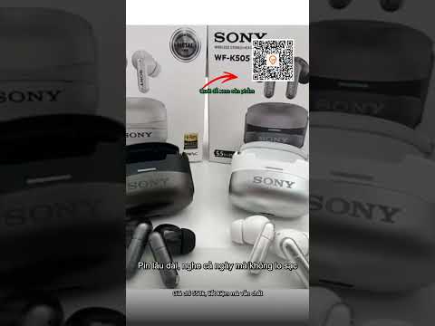 Tai Nghe Bluetooth Sony WF-K505 True Wireless Giá Rẻ Chỉ 558k - Bluetooth 5.3, Chống Nước IPX5, Di …