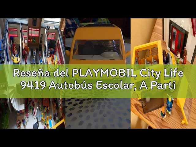 Vídeo relacionado con PLAYMOBIL City Life 9419 Autobús Escolar, A Partir de 4 años