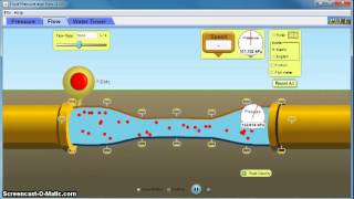 Fluid Flow Continuity: Concept Simulation