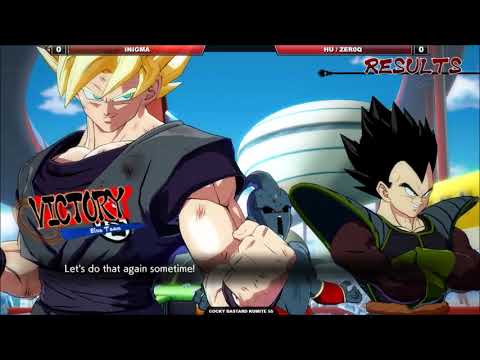 -DBFZ- Inigma (KidBuu-AGohan-SSJGoku) Vs HU Zer0q (Basegeta-KidBuu-SSJGoku) Cocky Bastard Kumite 55