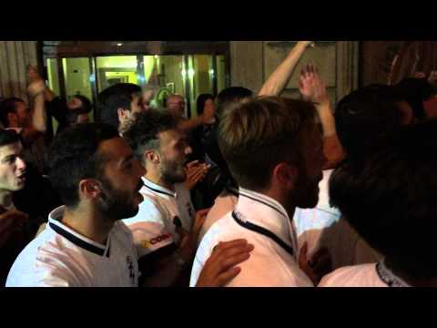 Robur Siena corteo promozioneee!!!! Ac siena calcio