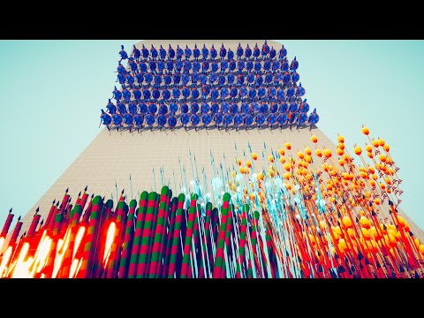 100x HOPLITE vs 5x EVERY GOD | TABS - Totally Accurate Battle Simulator