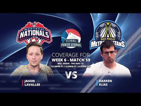 Replay: GPL Week 6 - Americas Conf. Heads-Up - Jason Lavallee vs. Darren Elias - W6M59
