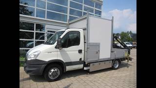 کامیون کفی IVECO Daily 40C15 Werkplaats Werkstatt + Palfinger PK3400 Kraan Kran C | تصویر 4 - Autoline