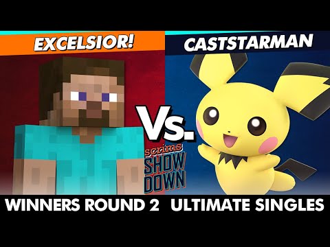 Scrims Showdown 61 - EXCELSIOR! (Steve) Vs. Caststarman (Pichu) SSBU Ultimate Tournament