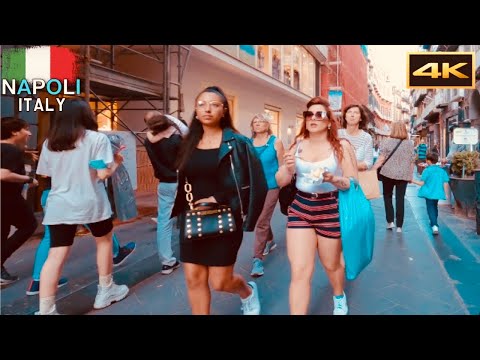 Naples Italy 🇮🇹 - Summer 2022 - 4k-UHD Walking Tour
