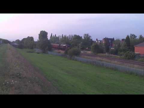 WCRC Class 37 No 37516 on 5Z47 Fort William - Tyesley @ Denton Jn on 17.7.13 - HD