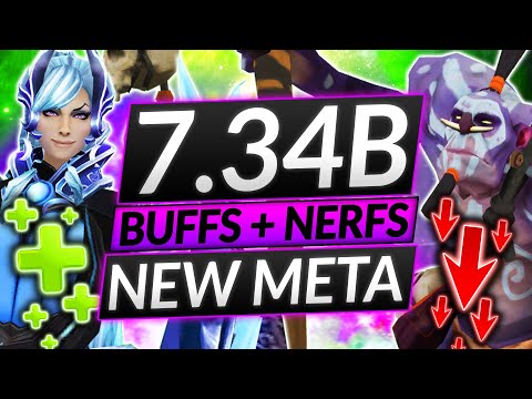 Patch 7.34b Ruins EVERYTHING? - NEW Hero BUFFS AND NERFS - Dota 2 Update Guide